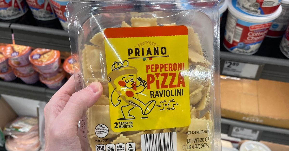 pepperoni pizza raviolini
