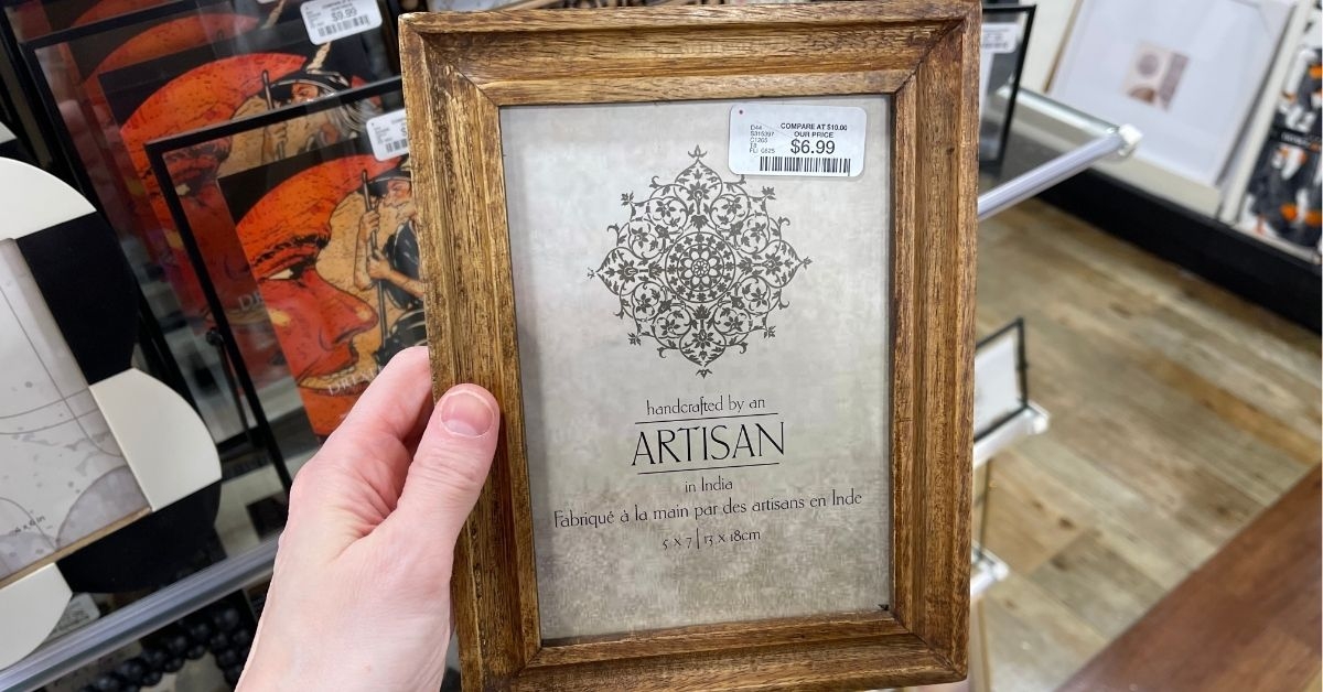 handcrafted photo frame