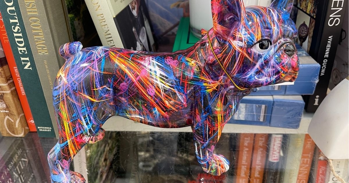 paint splatter dog