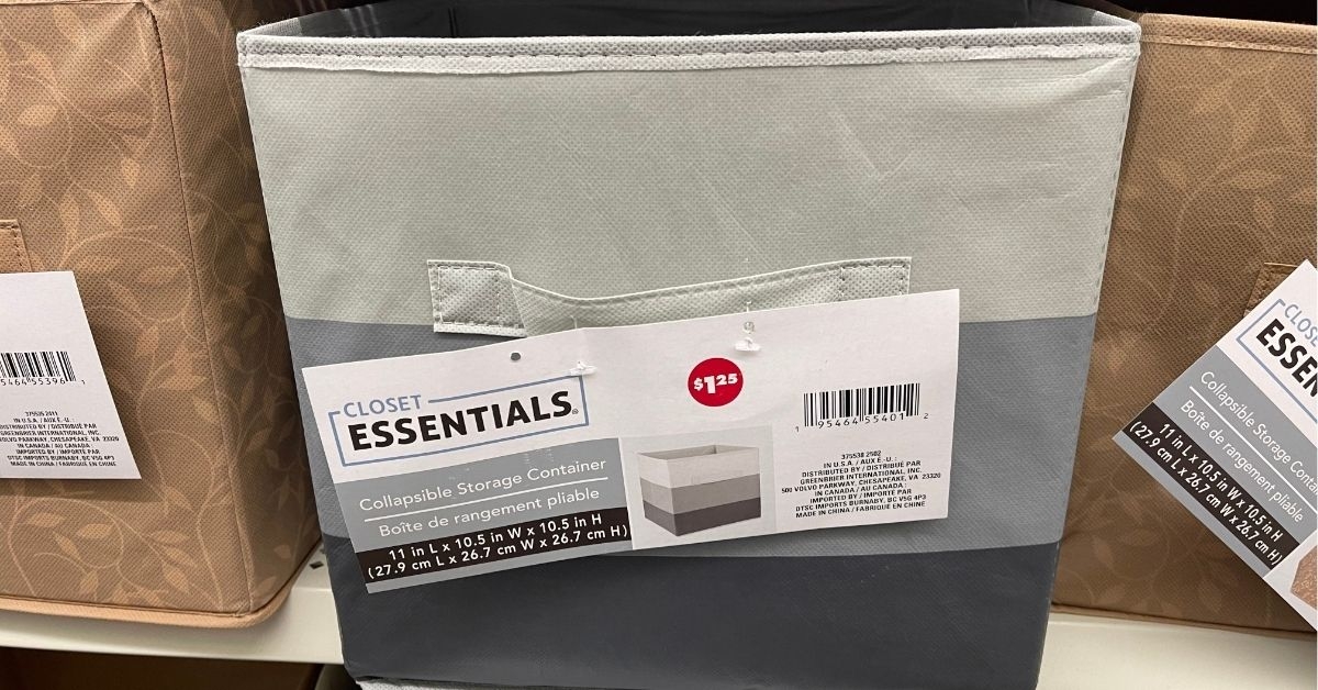 collapsible storage container