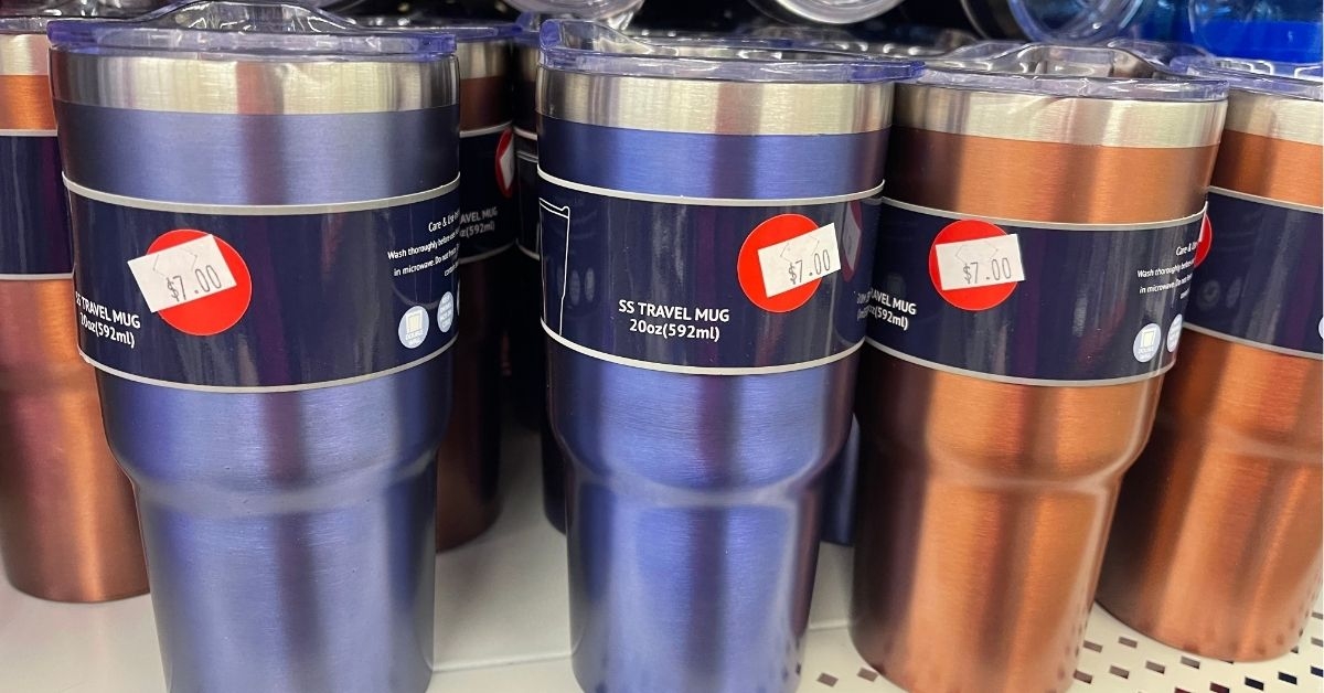 stainless steel travel mug