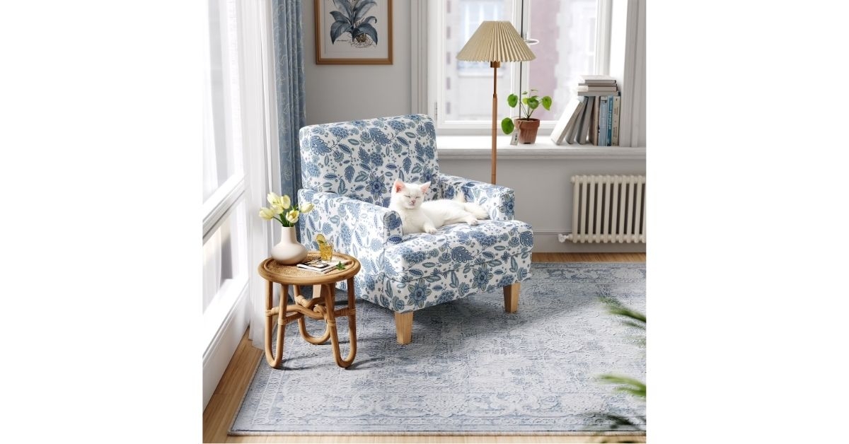 traditional tufted upholstered armchair