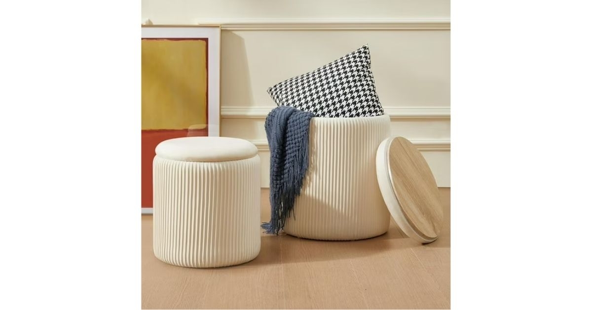 a round ottoman
