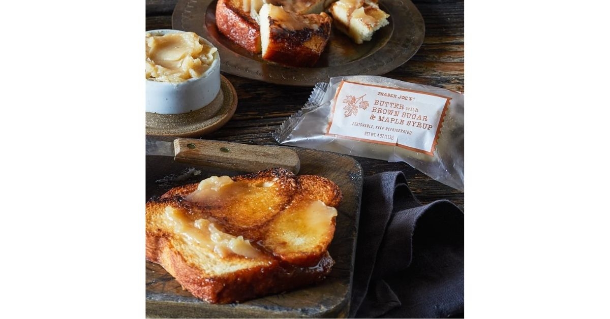 butter with brown sugar maple syrup