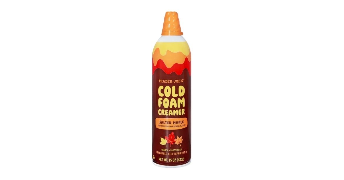 salted maple cold foam creamer
