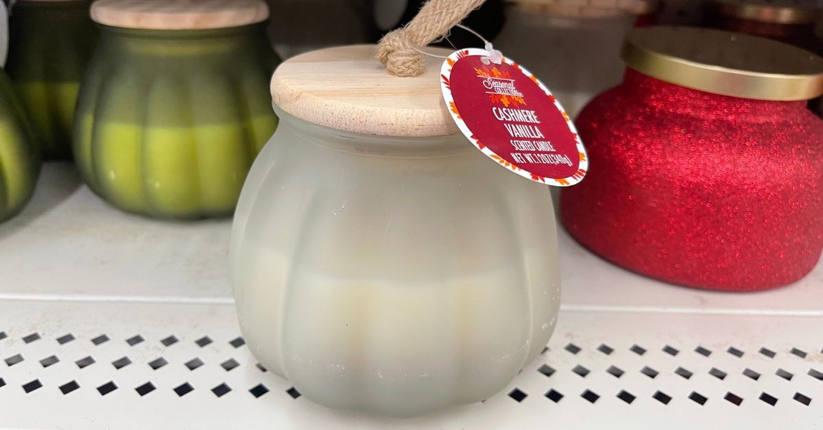 cashmere vanilla scented candle