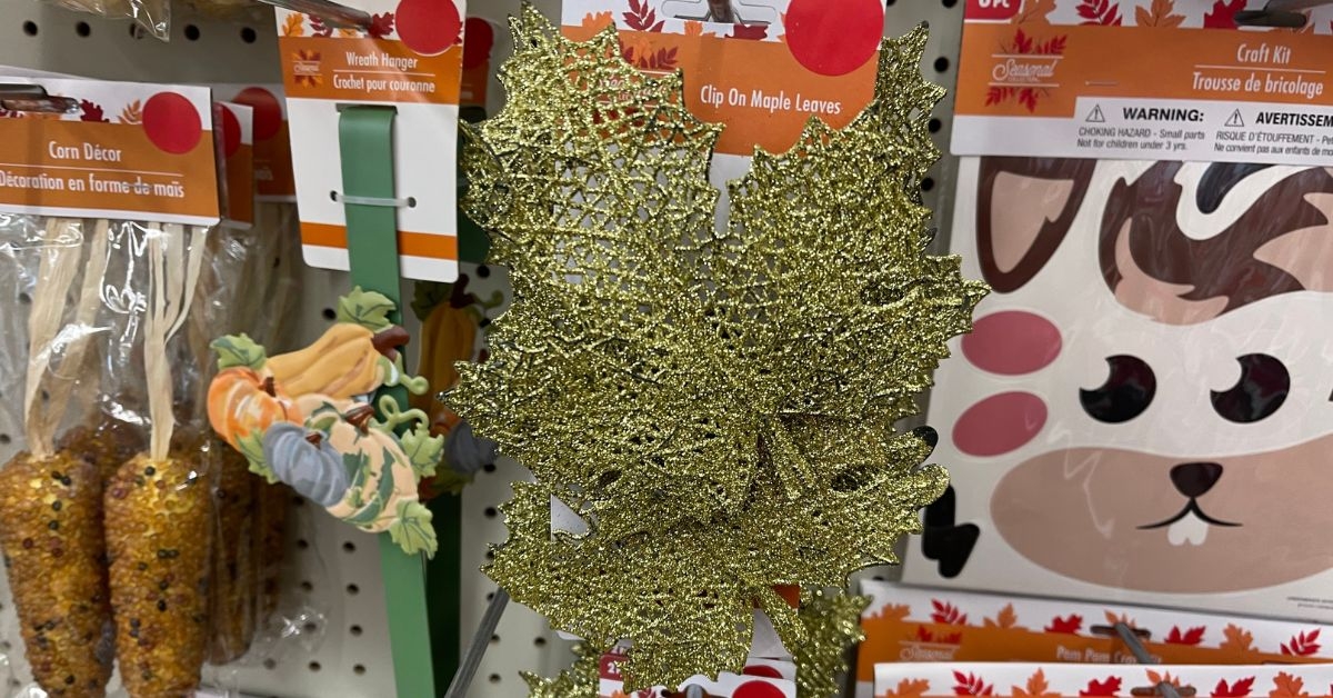 clip on maple leaves