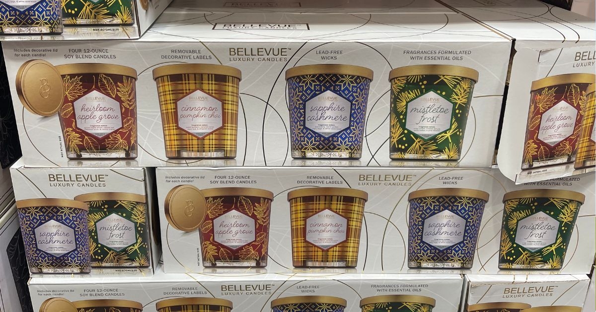 bellevue luxe seasonal candles