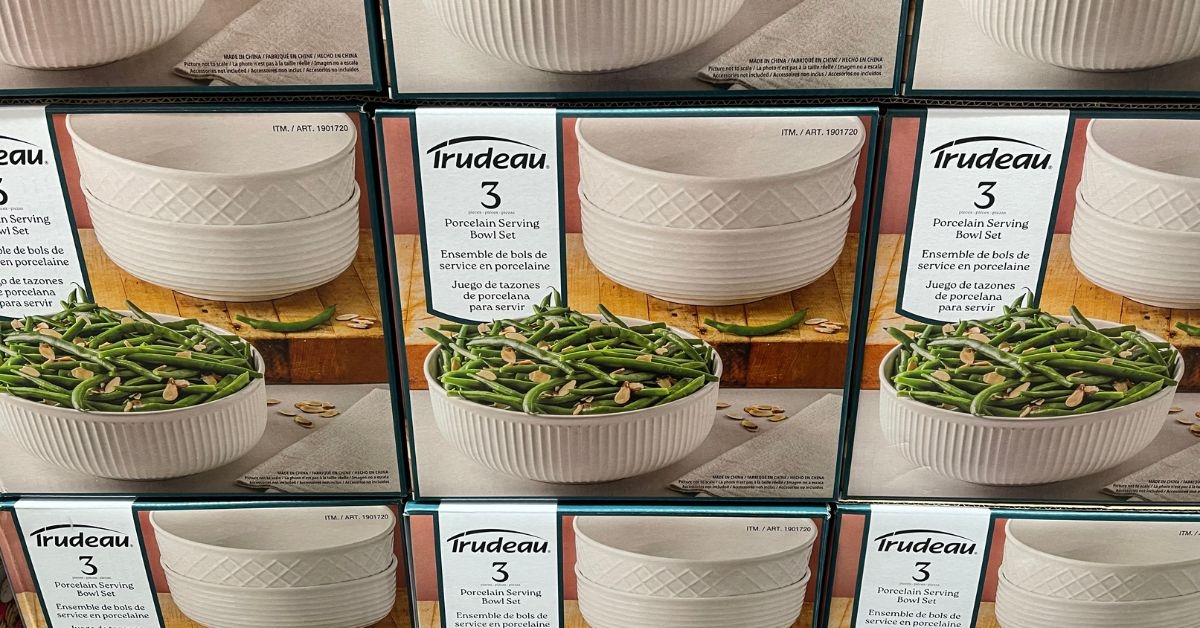 porcelain serving bowl set