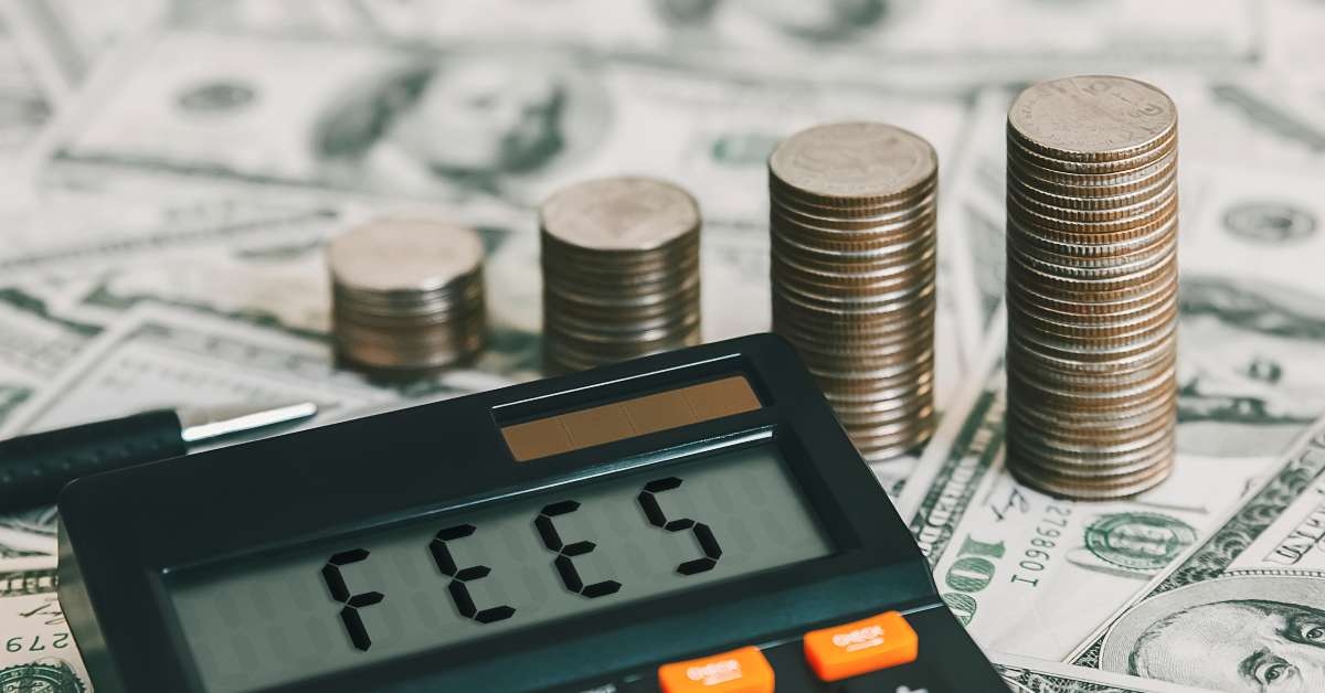 word fees on the calculator