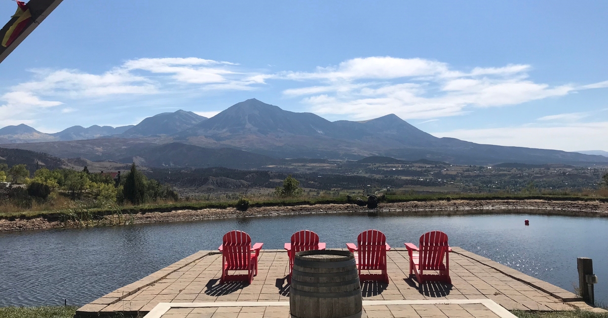 winery view in paonia