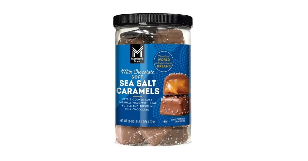 milk chocolate sea salt caramels