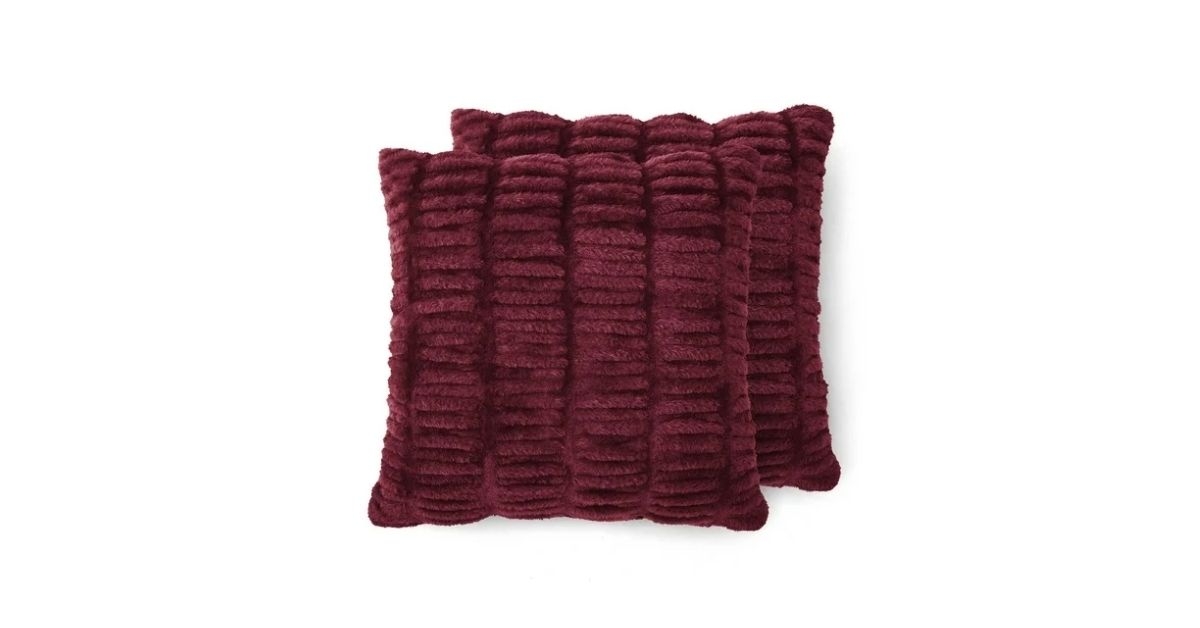 faux fur decorative pillows