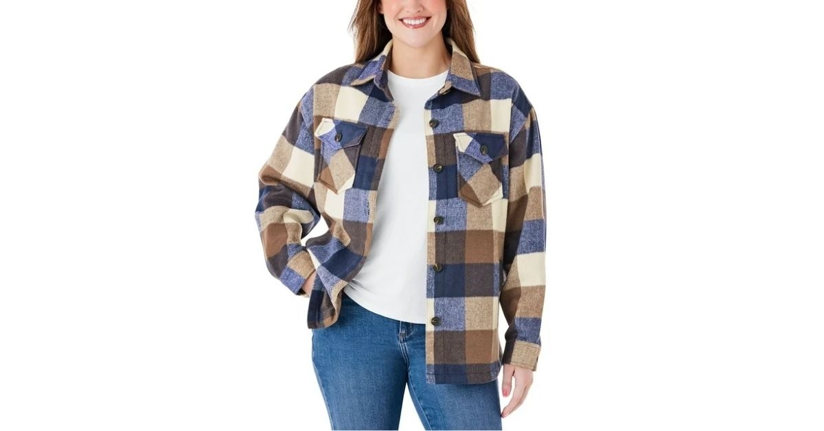 a women's shacket