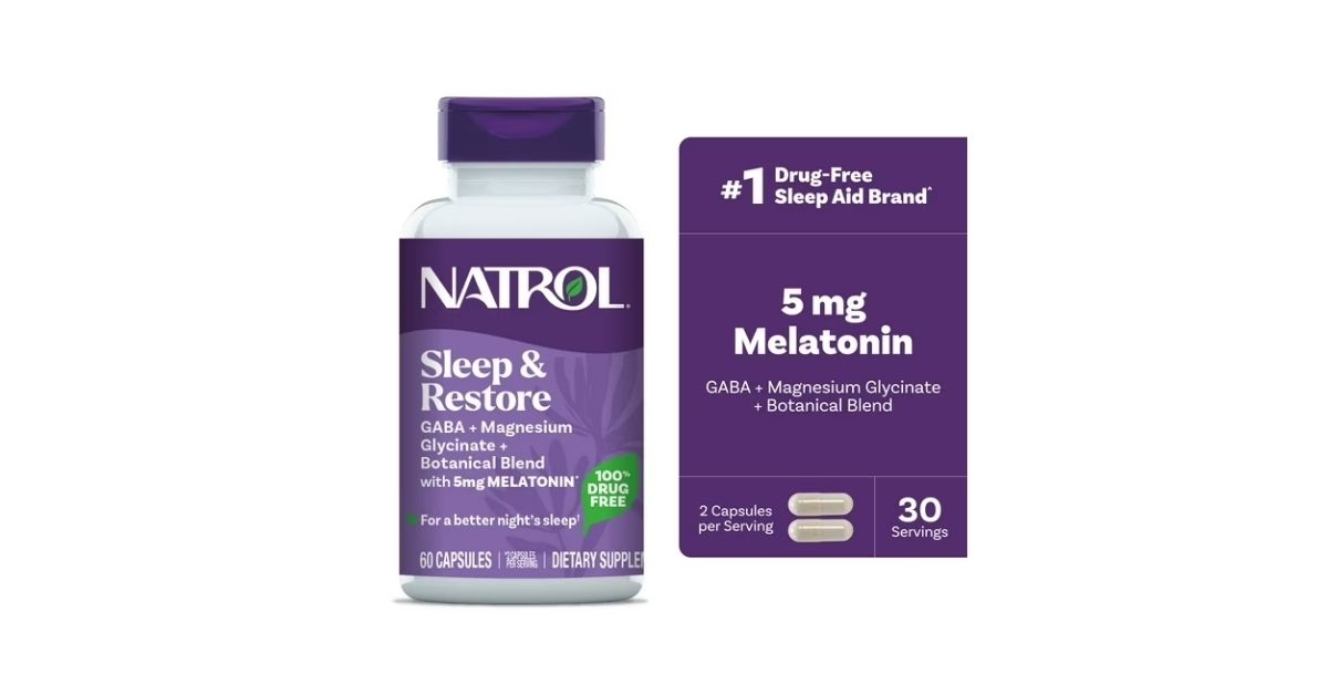 natrol sleep restore capsules