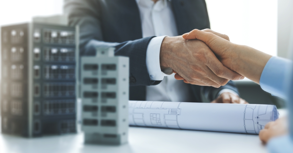 businessmen handshake after agreement 