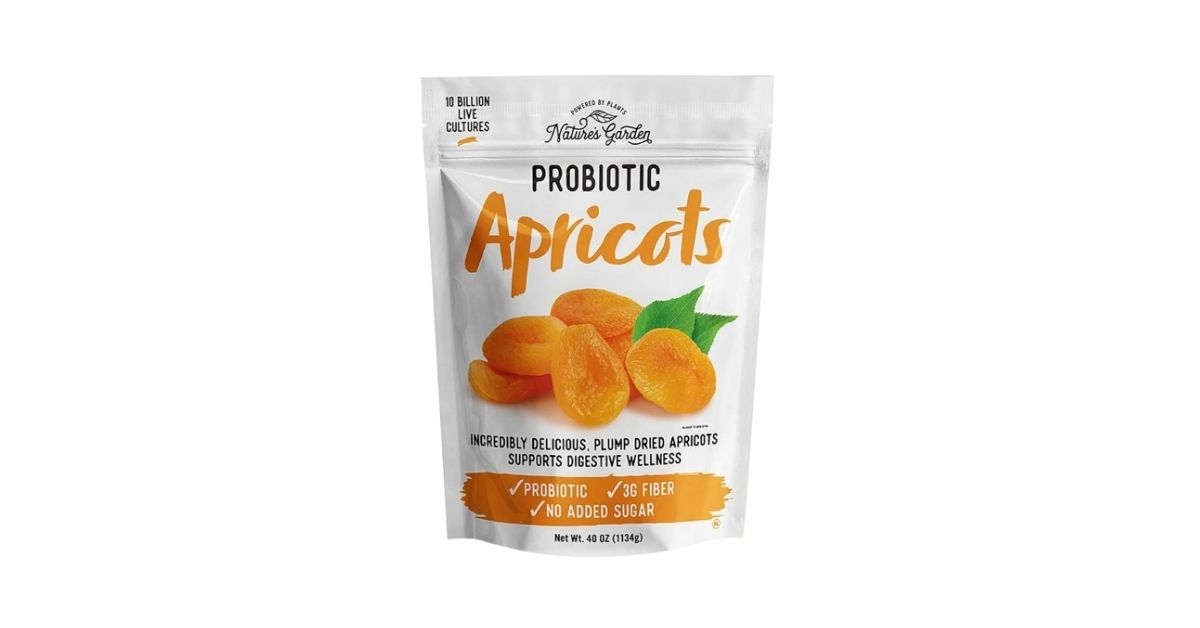 natures garden probiotic dried apricots