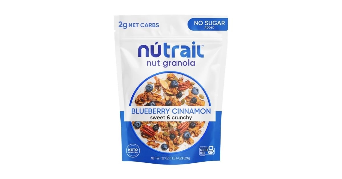 nutrail nut granola blueberry cinnamon