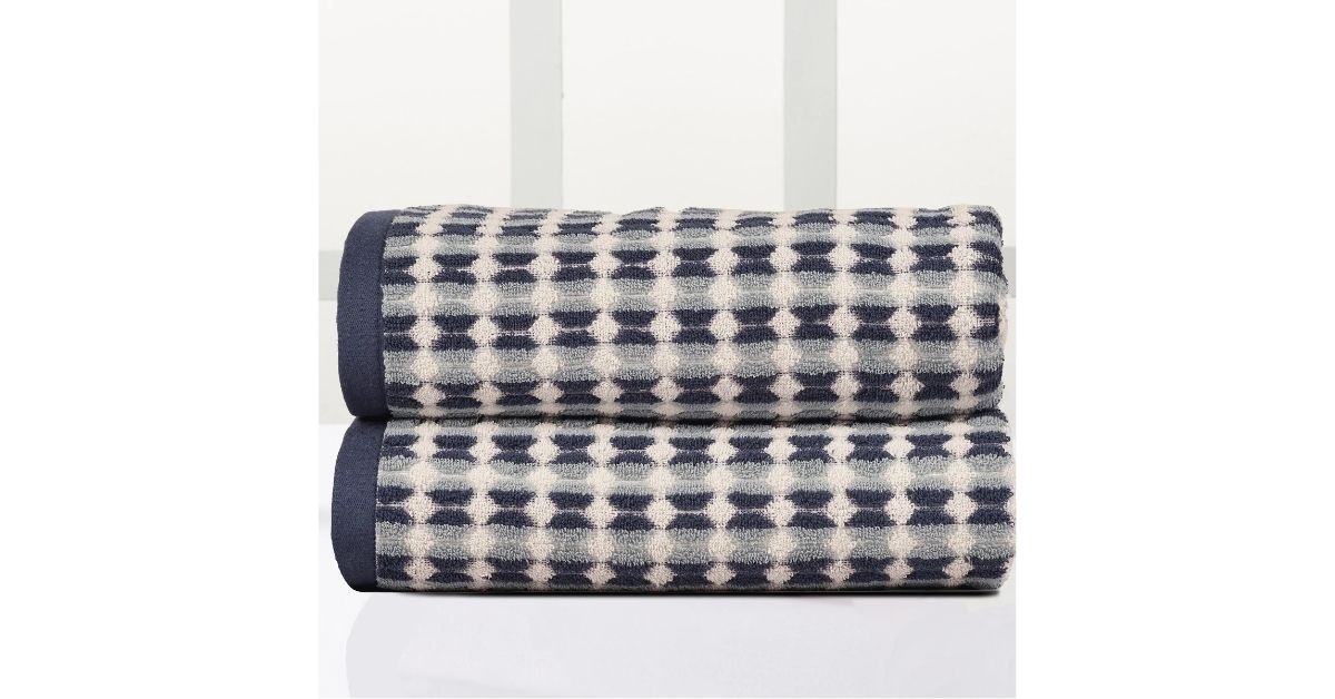 striped bath towel pack