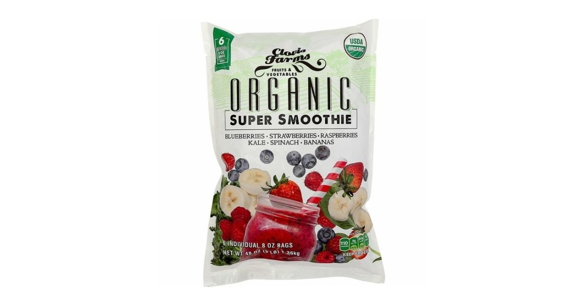 clovis farms organic super smoothie
