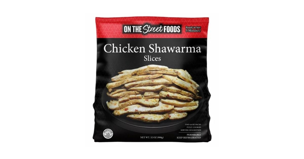 chicken shawarma slices