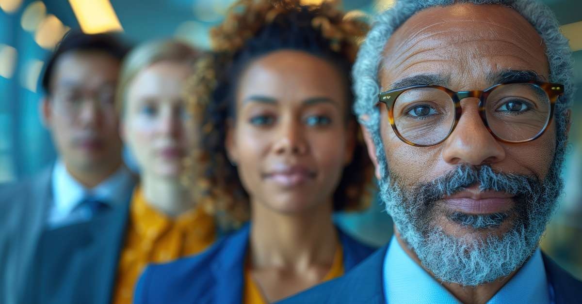 diverse group of professionals
