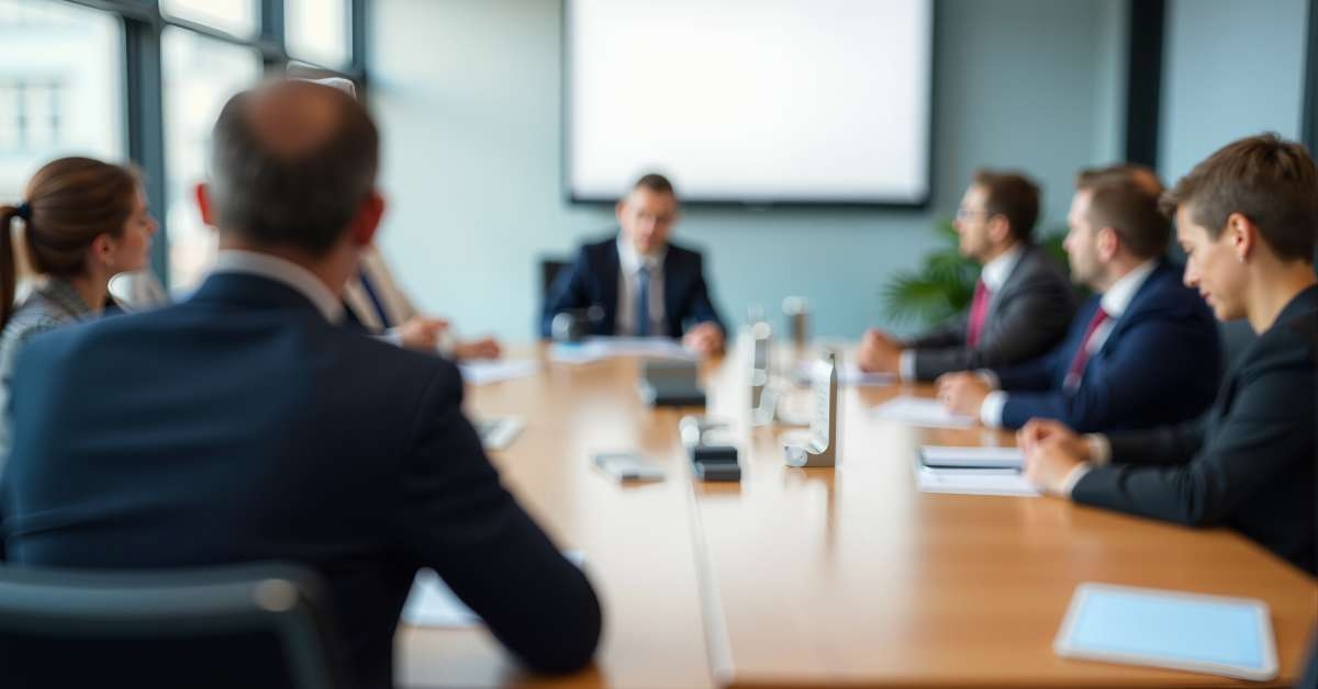 seminar meeting room in business event