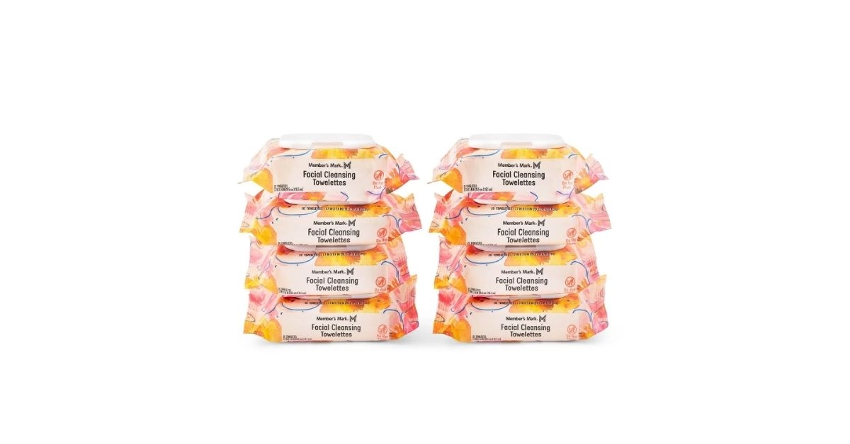 facial cleansing towelettes