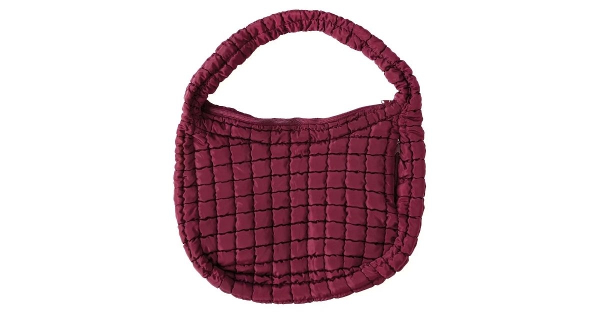 quilted carryall tote