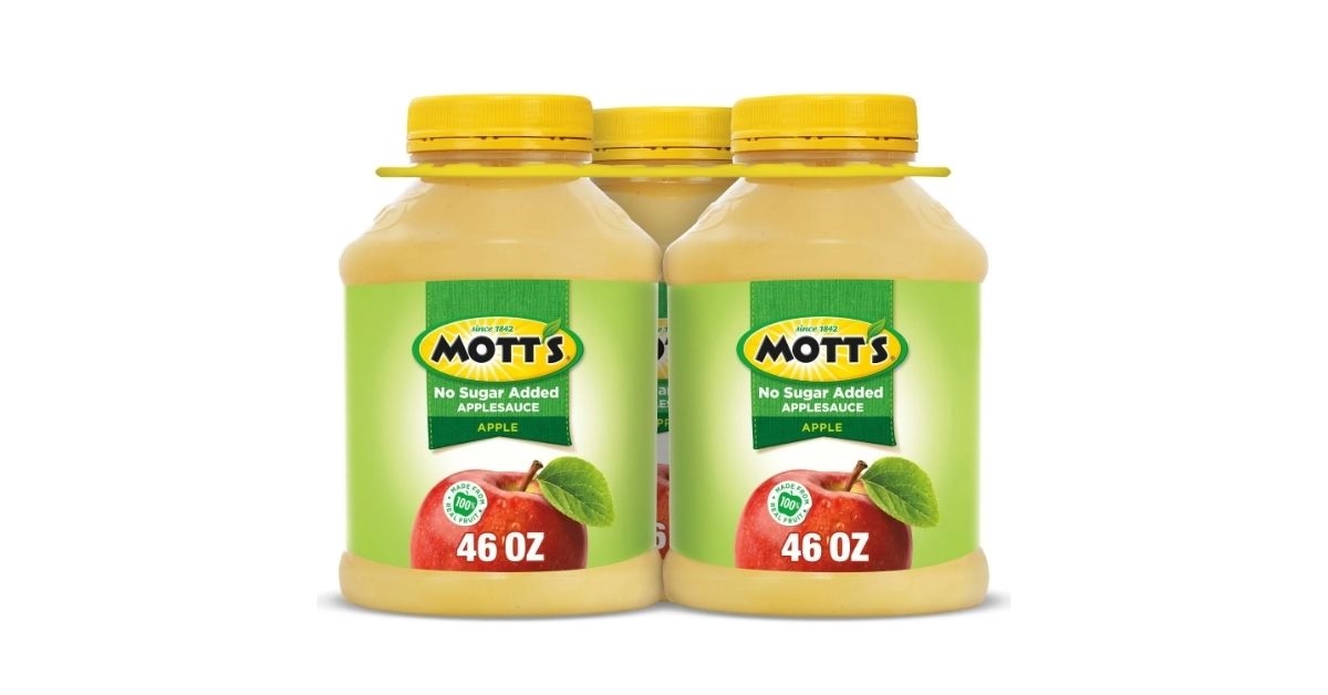 motts no sugar added applesauce