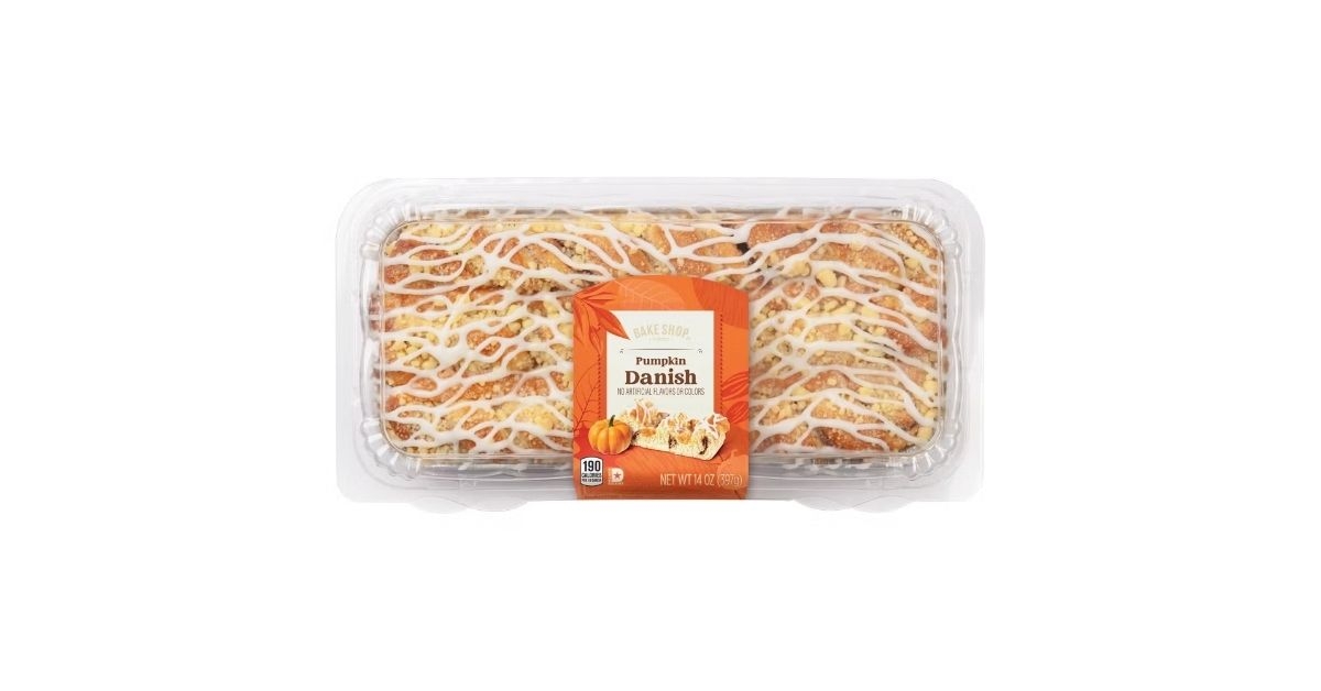 bake shop pumpkin strip danish
