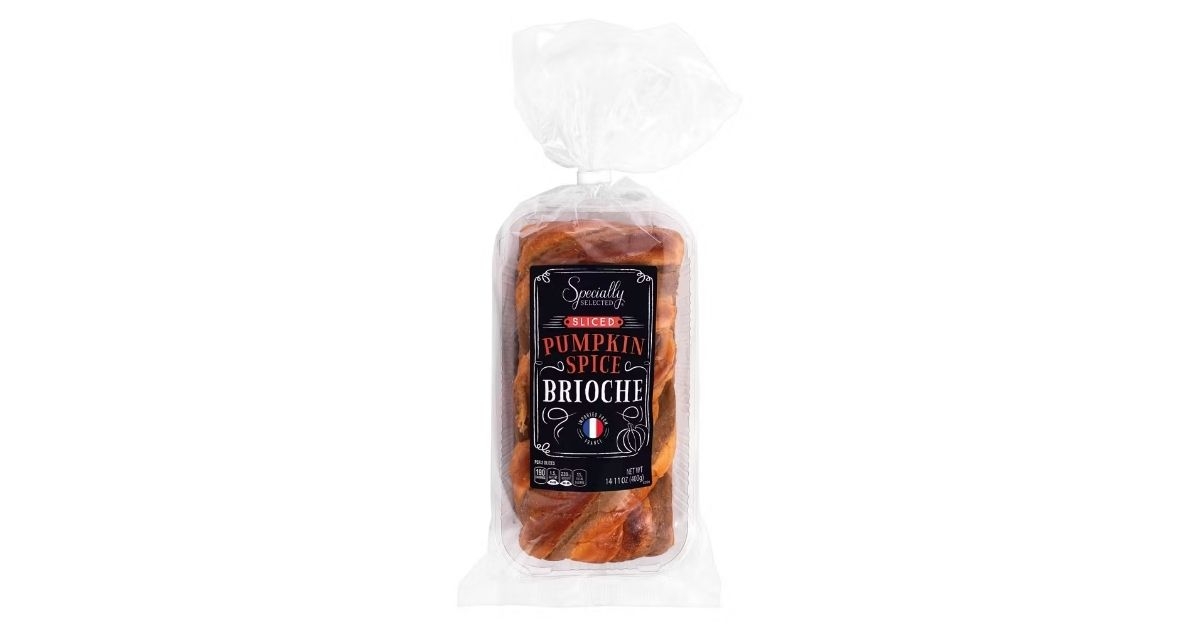 pumpkin spice sliced brioche