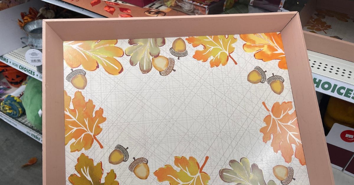 fall harvest tray
