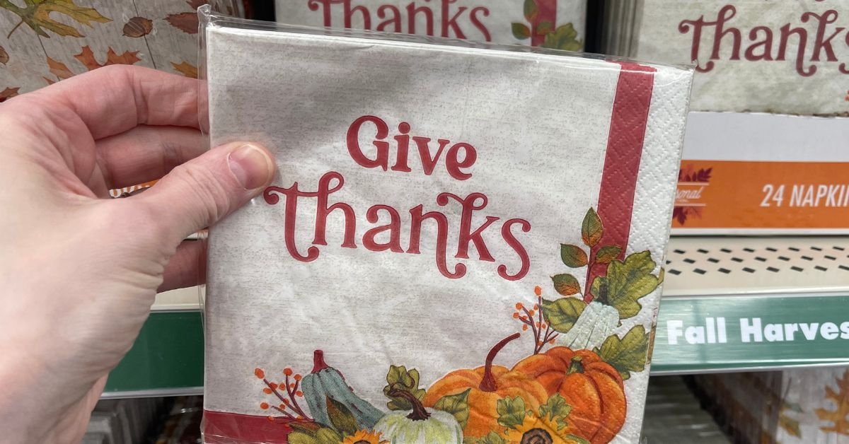 harvest lunch napkins