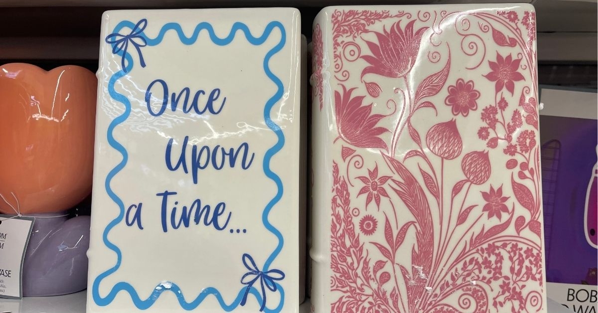 ceramic book vase