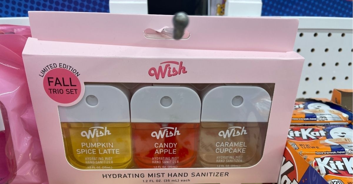 wish hydrating mist hand sanitizer fall trio set