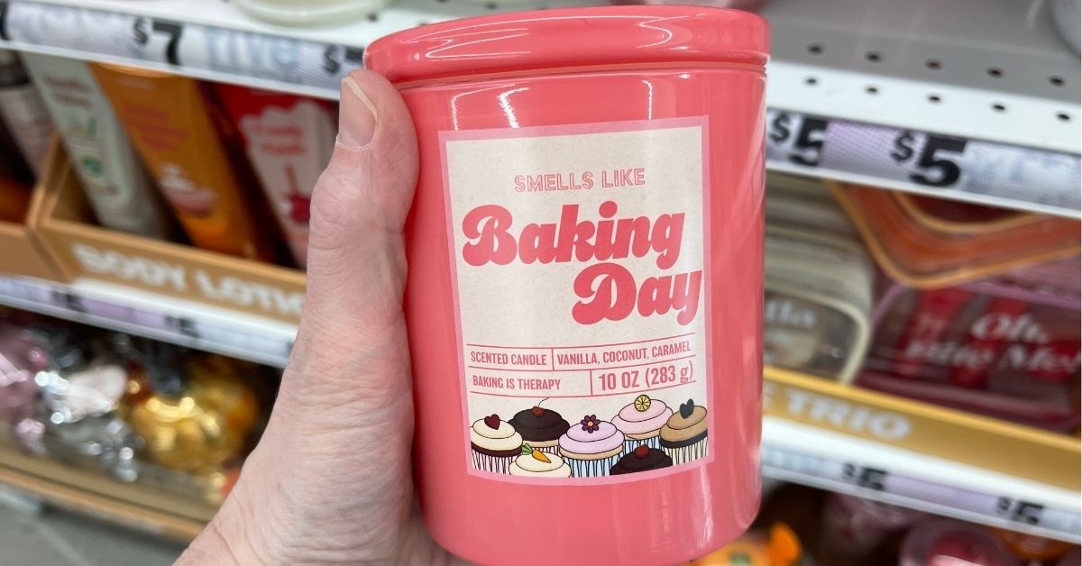 wish smells like baking day scented candle
