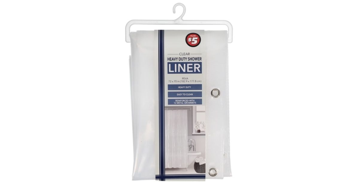 heavy duty plastic shower liners