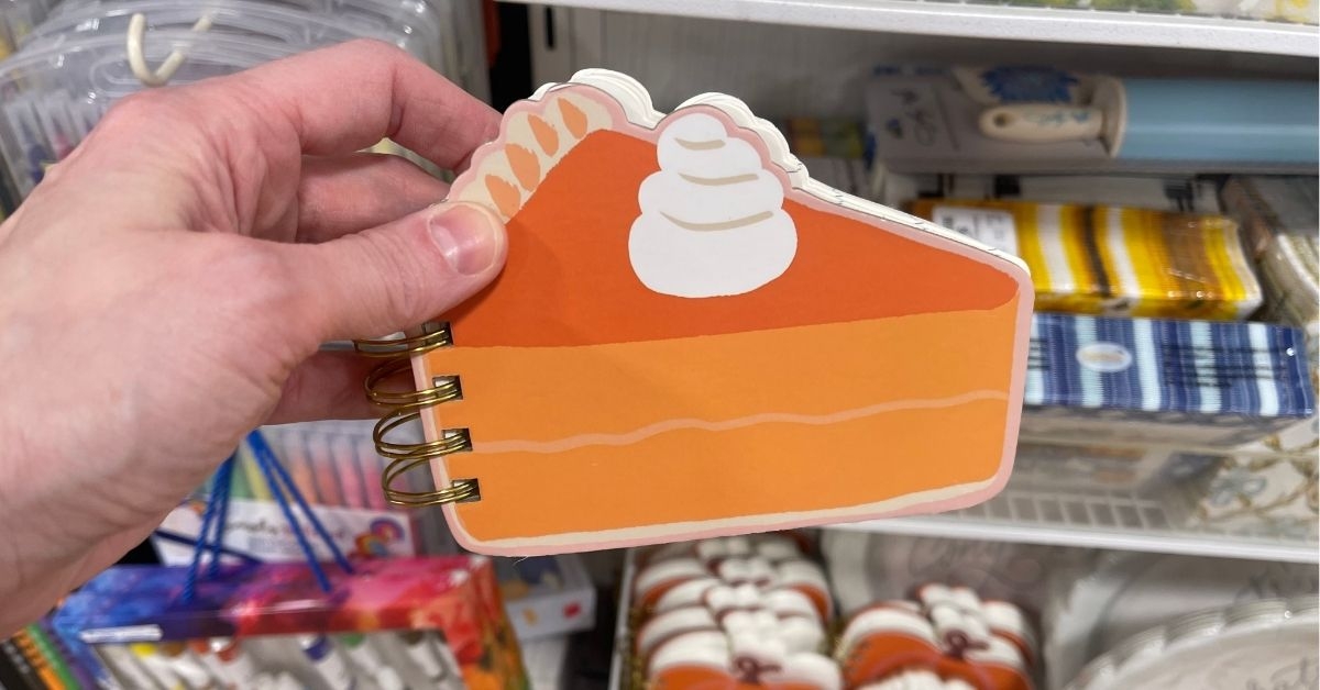 pumpkin pie notepad