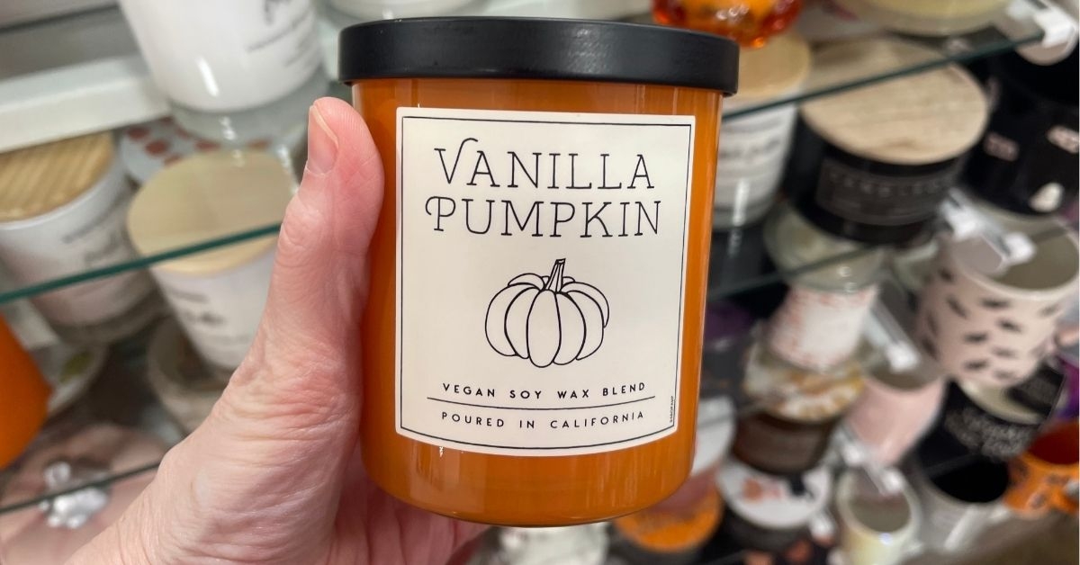 vanilla pumpkin soy blend jar candle