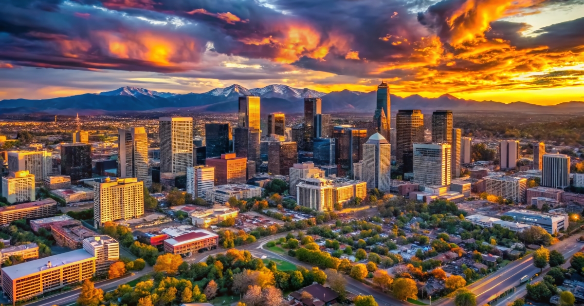 denver colorado skyline