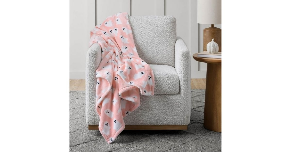 halloween lounge throw