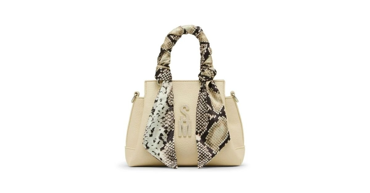 steve madden womens birie satchel handbag