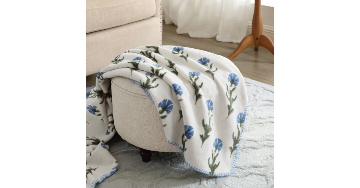 coco plush reversible throw
