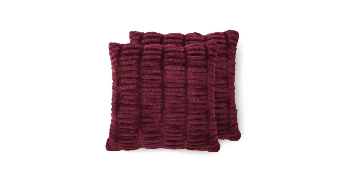 faux fur decorative pillows