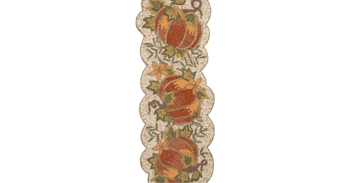 tahari home pumpkin table runner