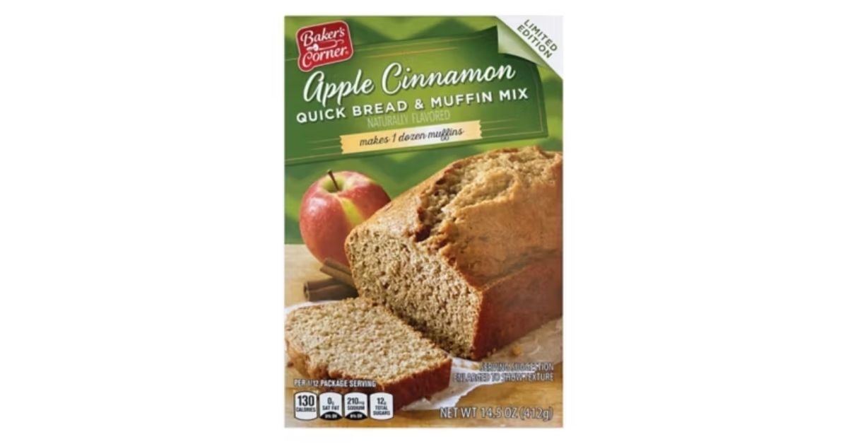 apple cinnamon quick bread mix