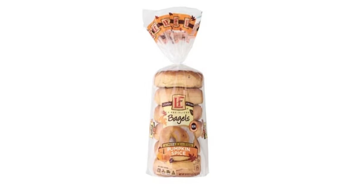 fresh pumpkin bagels