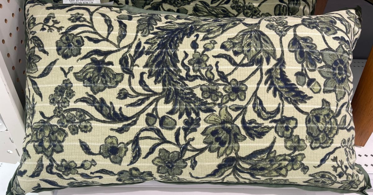 studio mcgee jacobean floral throwpillow