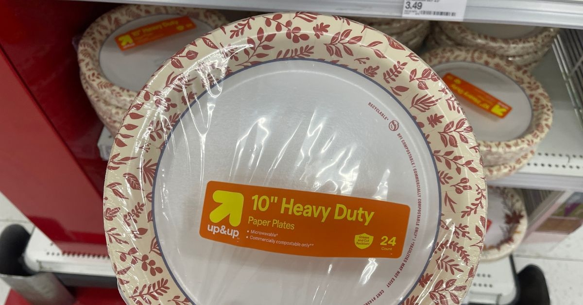 fall disposable plates